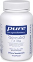 Καθαρές ενθυλακώσεις Resveratrol EXTRA - 100 mg Trans- ρεσβερατρόλη - Για Υγιή Κυτταρική & Καρδιαγγειακή λειτουργία * - Συμπλήρωμα αντιοξειδωτικών - Μη ΓΤΟ & Χωρίς γλουτένη - 60 κάψουλες
