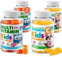 DR. MORITZ Αιθέρια Βιταμίνη Ζεύγος - Παιδιά Multivitamin Gummies Bundle (60 Count, 2 Pack) με Βιταμίνη C (60 Count 2 Pack)