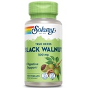 SOLARAY Black Walnut 500 mg - Ολόκληρη Hull - Traditional Herbal Support Formula - Μη ΓΤΟ Επαληθευμένο, Vegan, Lab Επαληθευμένο - Εγγύηση 60 ημερών - 100 Μερίδες, 100 VegCaps