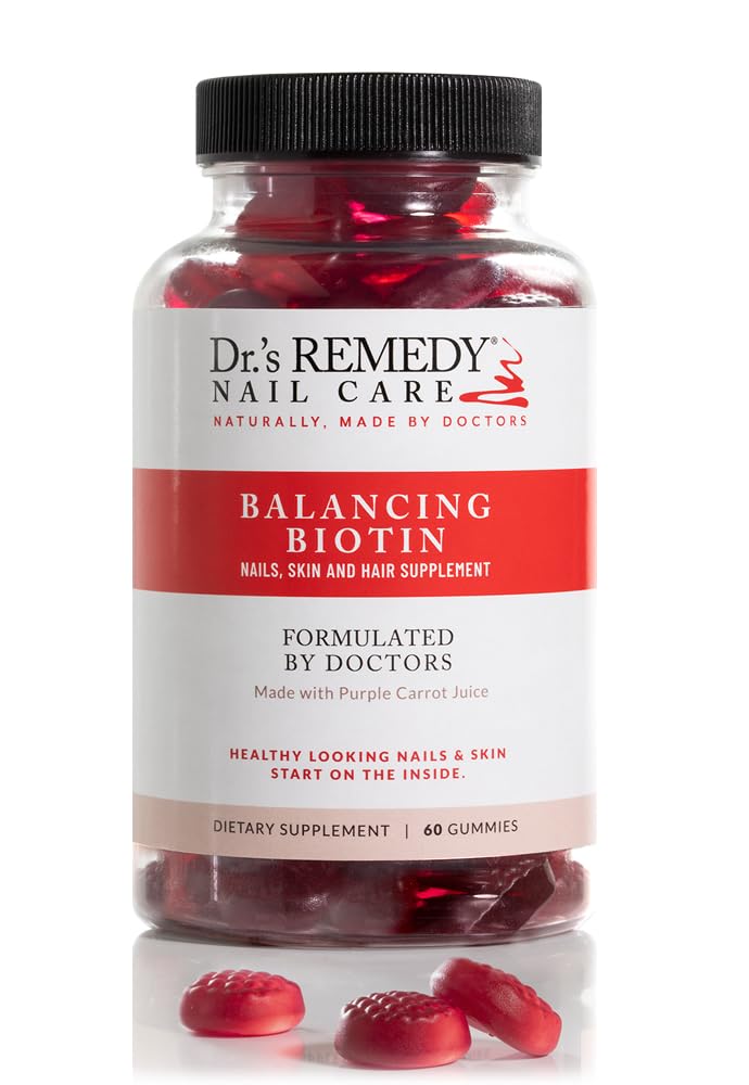 Dr.'s Remedy Biotin Gummies for Hair Skin and Nails Βιταμίνες - 5.000 mcg Βιολογικός Βέγκαν και Χωρίς Γλουτένη