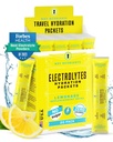 ΚΥΡΙΑ ΥΔΑΤΑ Ηλεκτρολυτών Powder Packets - Refreshing Lemonade 20 Pack Hydration Packets - Travel Hydration Powder - Χωρίς ζάχαρη, χωρίς θερμίδες, χωρίς γλουτένη - Made in USA