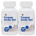 Forever Living - Arctic Sea Omega-3 Supplement - EPA και DHA Blend για την υγεία της καρδιάς, του εγκεφάλου και των ματιών - Gluten-free - 240 Softgels (πακέτο του 2)