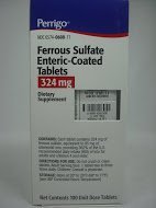 Σιδήρου Sulfate 324 mg Εντερικά επικαλυμμένα με κόκκινο δισκία 100 κόμης