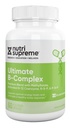 Nutri Supreme Ultimate B Complex, Highly Absrobable Essential B Vitamins with Methylfolate to Support Nervous System Function, 60 Capsules
