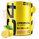 Cellucor C4 αρχικός πριν από την προπόνηση σκόνη ροζ λεμονάδα βιταμίνη C για την ανοσοποιητική υποστήριξη ζάχαρη δωρεάν προεργασία ενέργεια για άνδρες & γυναίκες 150mg καφεΐνη + βήτα αλανίνη + κρεατίνη 60 εξυπηρετούν