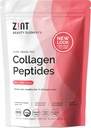 Zint Collagen Peptides Peptides Powder (32 oz): Παλαιοφιλικά, Κετο-πιστοποιημένο, Grass-Fed Hydrolyzed Collagen Protein Supplement - Άγευστη, Μη ΓΤΟ