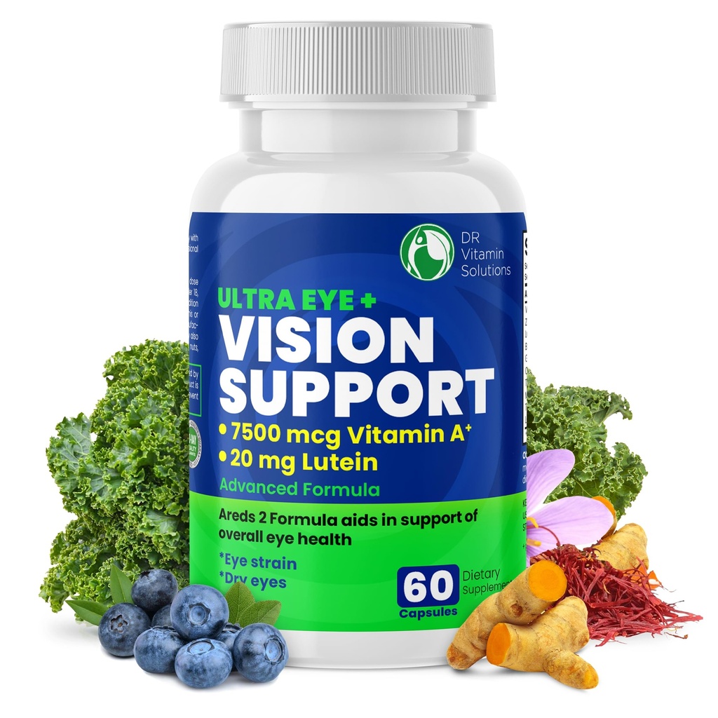 DR VITAMIN SOLUTIONS Vision Support Eye Vitamins for Macular Health 