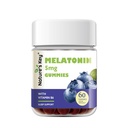 Βασική μελατονίνη της φύσης Gummies για παιδιά & ενήλικες, 5mg Gummy δόσης με βιταμίνη Β6, μη GMO, Gluten-free-Φυσικό άρωμα βατόμουρο 60 Count