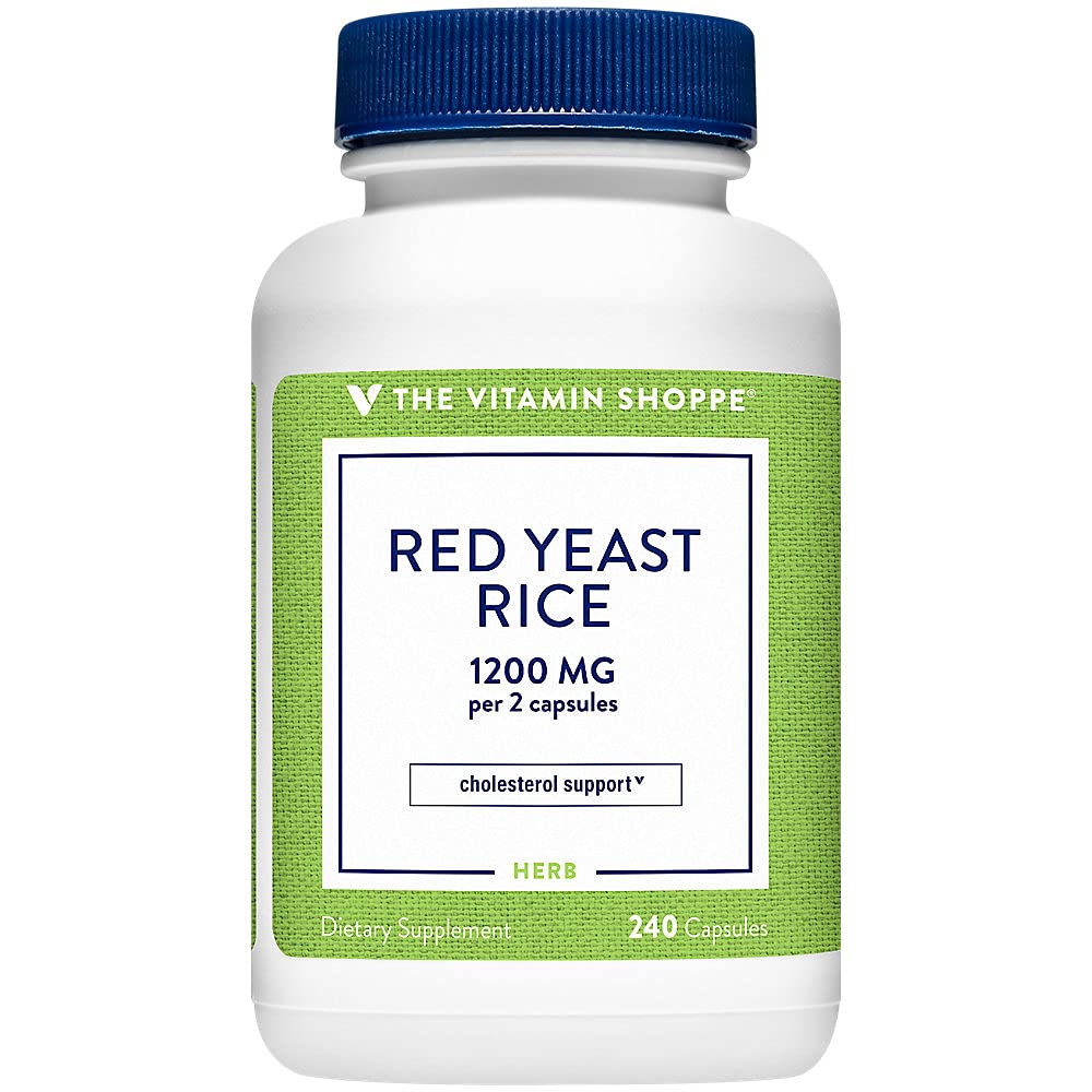 Η βιταμίνη Shoppe Red Yeast Rice - 1.200 MG (240 κάψουλες)