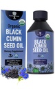 Organic Black Cumin Seed Oil-USDA-Cold Pressed –έως 6X Stronger Thymoquinone- Pure Nigella Sativa Cumin Seeds - Premium Supplement for Immune Support, Antioxidant, Calming, Skin & Hair (8,5 oz)