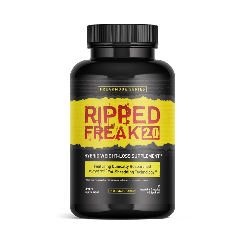 Pharmafreak RIPPED FREAK 2.0 - Συμπλήρωμα απώλειας βάρους - ΗΠΑ - 60ct