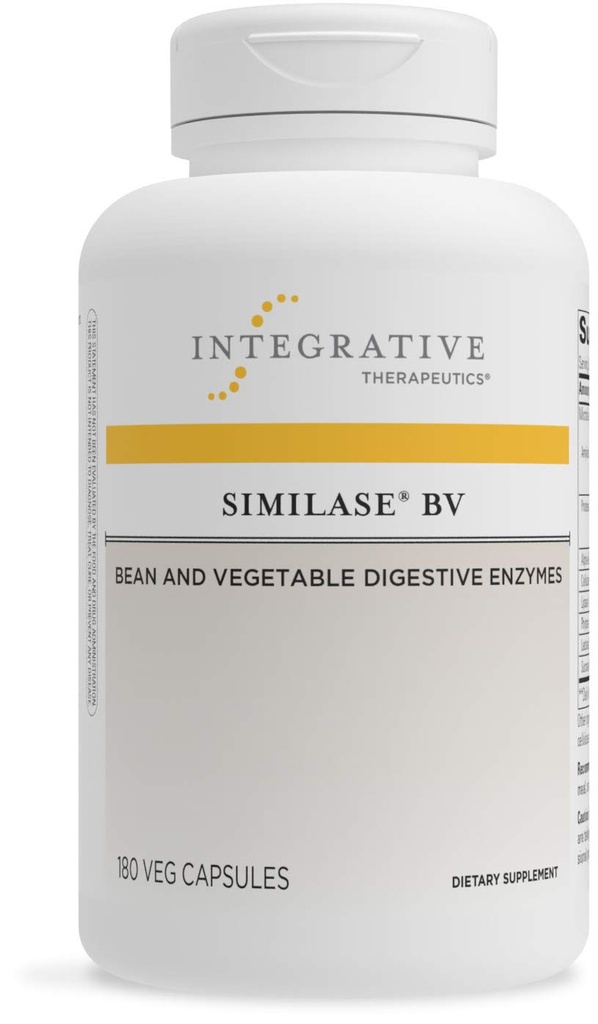 Integrative Therapeutics Similase BV - Digestion Support Supplement for Men & Women* - Supports Digestion with Enzymes* - Vegan & Dairy-Free - 180 Capsules (90 Servings)
