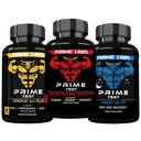 Prime Labs Prime Test Test Testosterone Booster + Night Duty Sleep Supplement + Tongkat Ali Plus (60 Count Each)