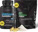 Livingood Καθημερινά Ωμέγα και Πράσινοι Bundle - Πλούσιο σε Αντιοξειδωτικά