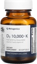 Μεταγονική D3 10.000 με K2 Soft Gels, 60 Count