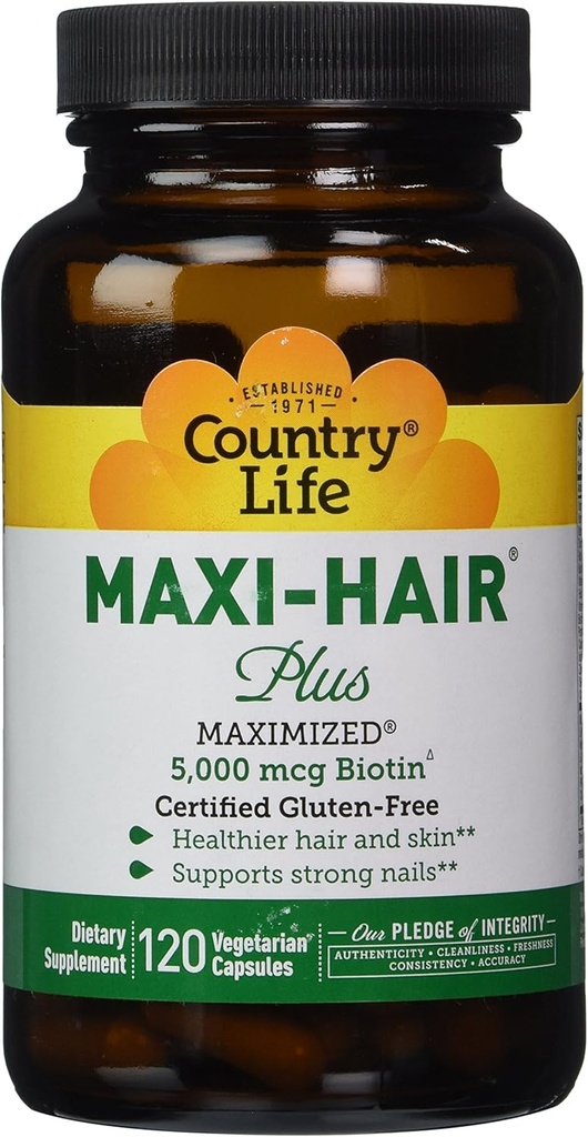 ΧΩΡΑ ΖΩΗ Βιταμίνες Maxi-Hair Plus BIOTIN, 120 VCAP