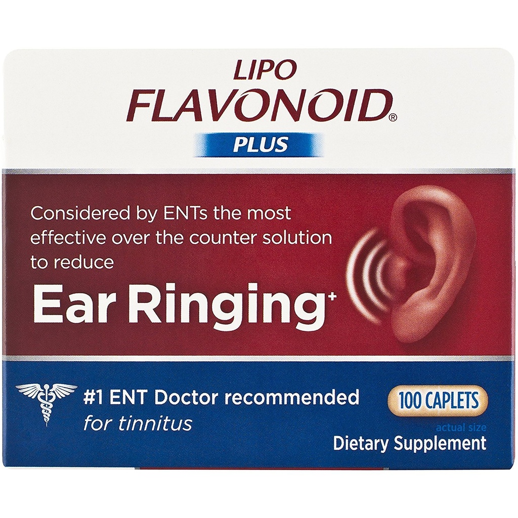 Lipo-Flavonoid Plus συμπλήρωμα διατροφής υγεία του αυτιού, 100 κόμης (πακέτο του 2)