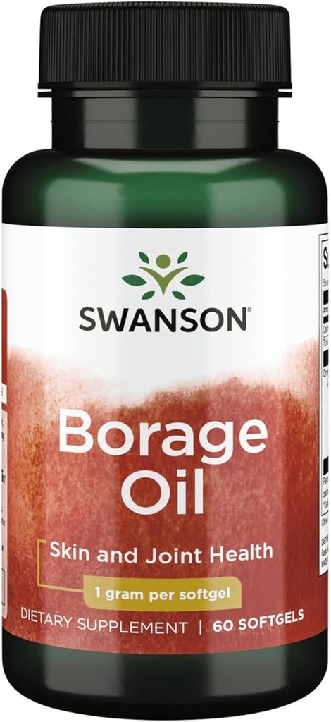 Swanson Borage Oil Gla (Omegatru) 1000 Milligrams 60 Sgels
