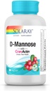 Solaray D-Mannose with CranActin - 60 Vegetarian Capsules