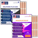 Εμμηνόπαυση Ανακούφιση και μελατονίνη Sleep Patch Bundle - 2 συσκευασίες - Hot Flashs, Night Sweats, Mood Swings Relief Plus Restful Sleep Patches - 30 Day Supply Per Pack (60 Patches) - ΗΠΑ Κατασκευασμένο από το Live To Shine