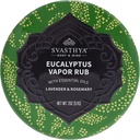 Σβάστια Σώμα & Μυαλό Ευκαλύπτου Vapor Rub - Ανοίγει Nasινικό Πέρασμα & Ενυδατώνει το δέρμα, το βήχας, Stuffy μύτη & Συμφόρηση Ανακούφιση, Ελαιόλαδο, Beeswax, Λεβάντα, Δεντρολίβανο - Κατασκευασμένο στις ΗΠΑ, 2oz
