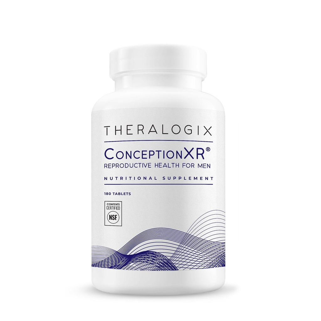 Theralogix ConceptionXR Αναπαραγωγική Υγεία για τους άνδρες, Ανδρικές Προκαταλήψεις Βιταμίνες για την υποστήριξη γονιμότητας, Ανδρική Γονιμότητα Συμπληρώματα για το σπέρμα Υγεία, NSF Πιστοποιημένο - 180 Tabs (90-Day Supply), Unflavor