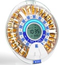 Windtrace Automatic Pill Dispenser for Elderly, Electronic Pill Organizer with Alarm & Light, 28 Day Smart Timed Medication Dispenser, Timed Pill Dispenser Machine for Prescriptions & Vitamins