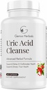 Uric Acid Cleanse – Υποστηρίζει νεφρό, συκώτι, χοληδόχος κύστη & ούρα Φυλλαδική υγεία, Advanced Herbal Formula - 60 κάψουλες