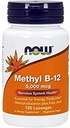 NOW Foods Methyl B12 - Methylcobalamin Plus Φολικό οξύ - 5.000 MCG (120 Lozenges)