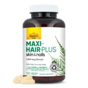 Χώρα Ζωή, Maxi-Hair Plus Βιοτίνη, Υποστηρίζει υγιή μαλλιά, δέρμα και νύχια, ημερήσιο συμπλήρωμα, 120 ct