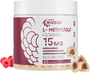 L-Methylfolate 15mg Gummies για ενήλικες, χωρίς ζάχαρη Gummies Βοήθεια για τη βελτίωση της ενέργειας, λειτουργία του εγκεφάλου - Ενεργό φολικό οξύ & βιταμίνη B12 συμπλήρωμα για την υποστήριξη του ανοσοποιητικού, μη-GMO, χωρίς γλουτένη