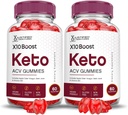Justified Laboratories (2 Pack X10 Boots Keto ACV Apple Cider Vinegar Boost Formed with Pomegranate Beet Juice Powder B12 Vegan Non GMO 120 Gummies