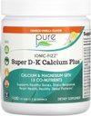 Ionic Fizz Super D-K Calcium Plus από την Pure Essence - με Extra Magnesium, Βιταμίνη D3, Βιταμίνη K2 - Orange Vanilla - 14.82oz