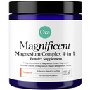 Ora Organic Magnesium Complex Powder Supplement - 4-σε-1 Μαγνήσιο: Γλυκινικό, Ταυρικό, Κακό & Κιτρικό 