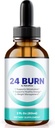 24 Burn Weight Loss Drops, All-Natural Liquid Formula, Premium Nutritional Blend to Support an Active Lifestyle Energy, and Fitness, Official 24Burn Gotas Reviews (30 Services)