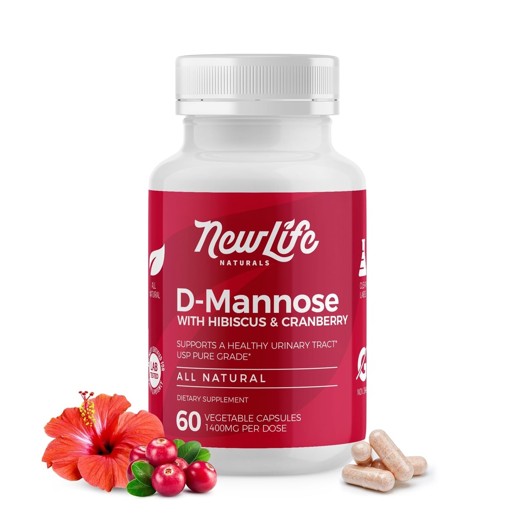 NewLife Naturals D-Mannose Κάψουλες 