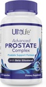 ULTALIFE Advanced Saw Palmetto Prostate Supplement for Men with Beta Sitosterol Promotes Urinary Comfort, Sleep Quality & Prostate Health 90 Capsules