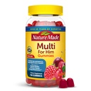 Nature Made Multi for Him, Mens Multivitamins Gummies, Υποστήριξη Μεταβολισμού Ενέργειας, Multivitamin για τους άνδρες, 150 Gummy Βιταμίνες και Ορυκτά, 75 Ημέρα προσφοράς