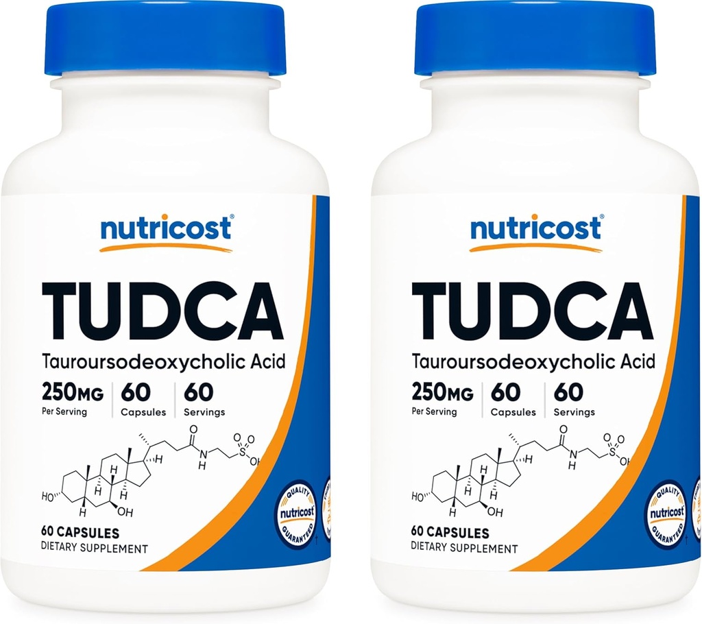 Nutricost Tudca 250mg, 60 κάψουλες (2 φιάλες)