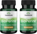 Swanson Bioperine 10 mg 60 Caps (2 Συσκευασία)
