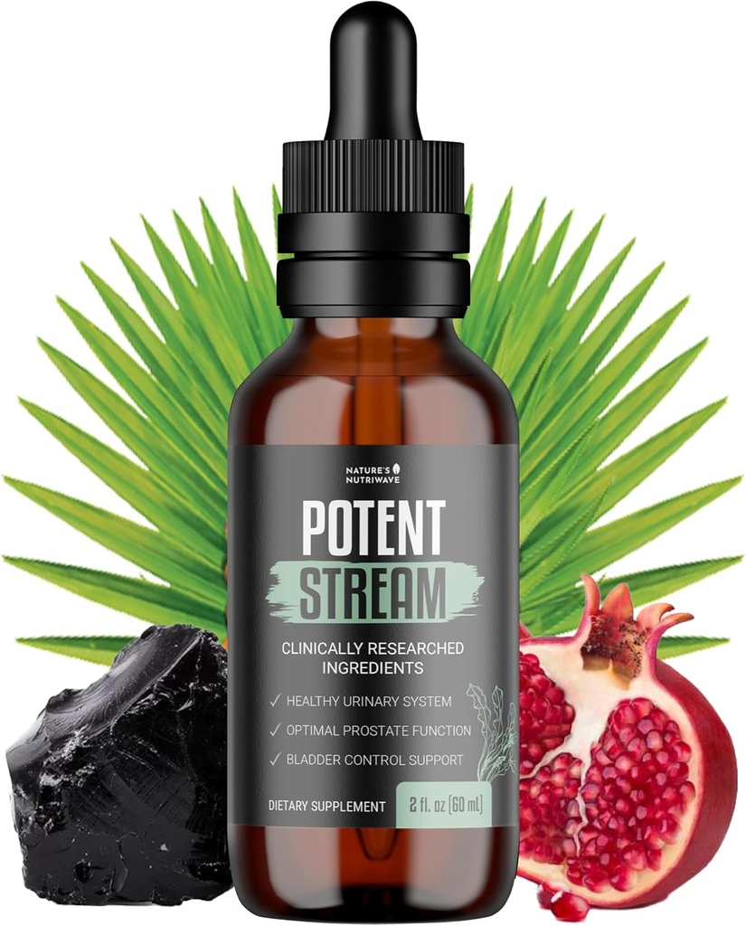 PotentStream Drops - Original Formula, Φυσικό συμπλήρωμα υγρού με εκχυλίσματα φυτών 