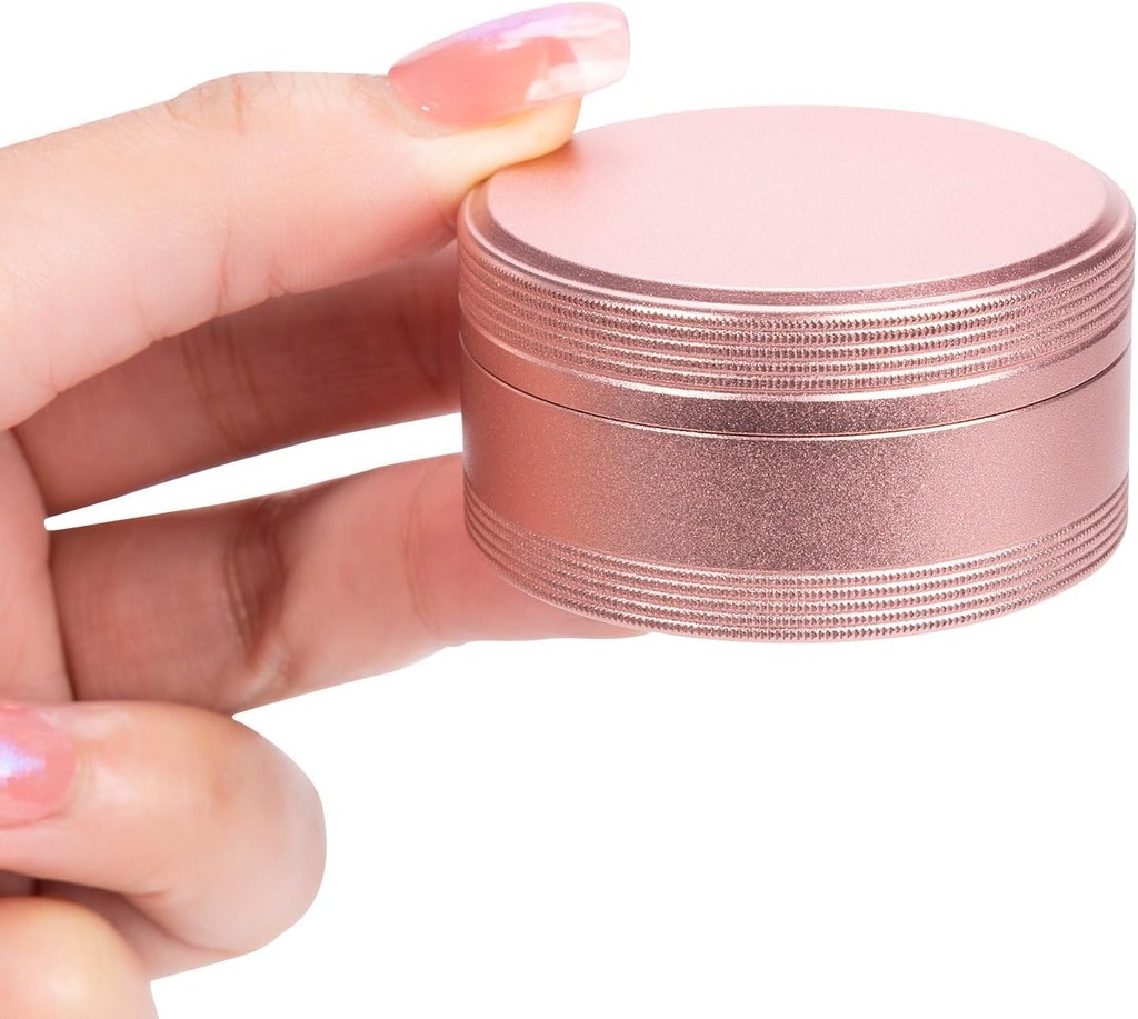 Μεταλλική θήκη χαπιών εμπορευματοκιβωτίων - Αδιάβροχο κουτί χαπιών για ημερήσιο ταξίδι, Ενιαία Hplder χαπιών για το πορτοφόλι τσέπης, Φορητός οργανωτής ιατρικής, ιδανικός για τη φαρμακευτική έλαια ψαριών, Μοναδικό δώρο ροζ