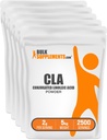 BulkSupplements.com Conjugated Linoleic Acid Powder - CLA Supplement, Nutritional Supplement - Χωρίς γλουτένη, 2g ανά υπηρεσία, 1kg (2,2 lbs) (Συσκευασία των 5)