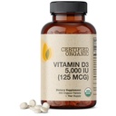 Μελλοντικά αντιβιοτικά Βιταμίνη D3 5.000 IU (125 MCG), USDA Certified Organic Vitamin D Supplement, 360 δισκία