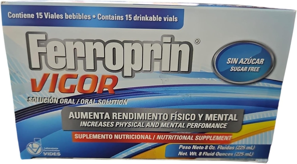 Vigor - Vitality Boost Tonic - 15 πόσιμο φιαλίδια