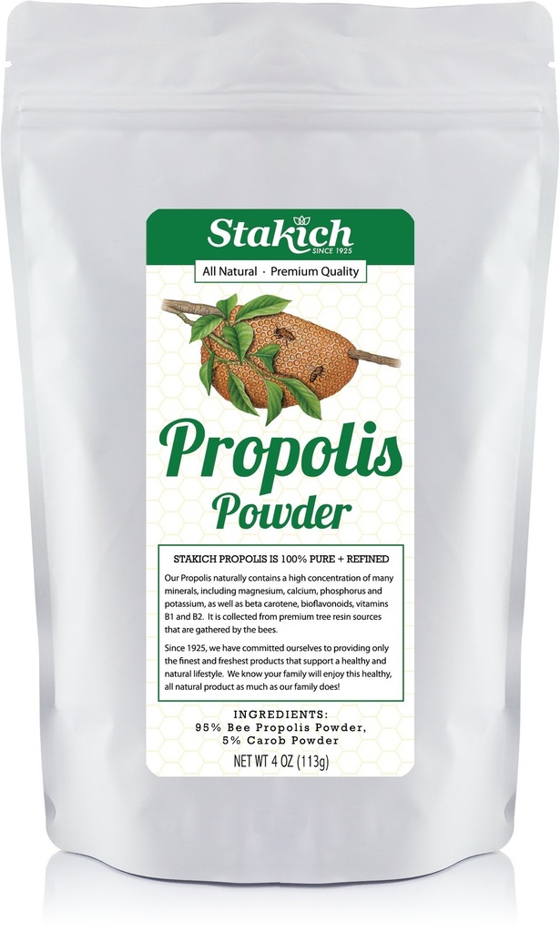 Stakich Bee Propolis σκόνη - Όλα φυσικά - 4 ουγγιά