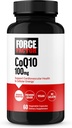 FORCE FACTOR CoQ10 100mg, Coenzyme Q10 Heart Health Supplement με Ενισχυμένη Απορρόφηση, Premium βαθμό Coq 10, Vegan, Γαλακτοκομικά Χωρίς Γλουτένη, και Μη ΓΤΟ, 60 Καψάκια λαχανικών