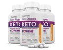 (3 Pack) Fast Riped Keto ACV Extreme Pills 1675MG Keto Υποστήριξη Blend Κάψουλα Εναλλακτική για Keto ACV Gummies Formulated Apple Cider Virgin Olive Oil Powder Green Tea Leaf 180 κάψουλες