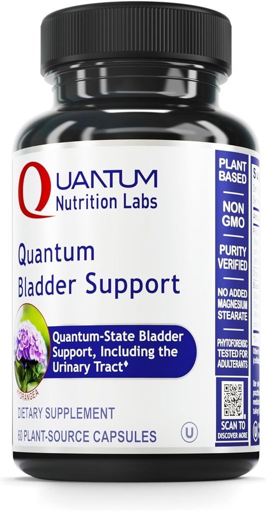 QNL Quantum Bladder Support - Κάψουλες Cranberry για την υποστήριξη της ουρικής αρτηρίας - Aids Bladder Health - Organic Cranberry συμπλήρωμα για γυναίκες & άνδρες - 60 Plant-Πηγή κάψουλες