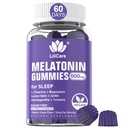 Μελατονίνη Gummies 10mg 20mg για ενήλικες, επιπλέον δύναμη με L-Θεανίνη, Ashwagandha, Μαγνήσιο, Κουρκουμάς, GABA, λεμονιού βάλσαμο και χαμομήλι για υποστήριξη Υγείας Circadian Rhythm, Vegan Grape Flavor